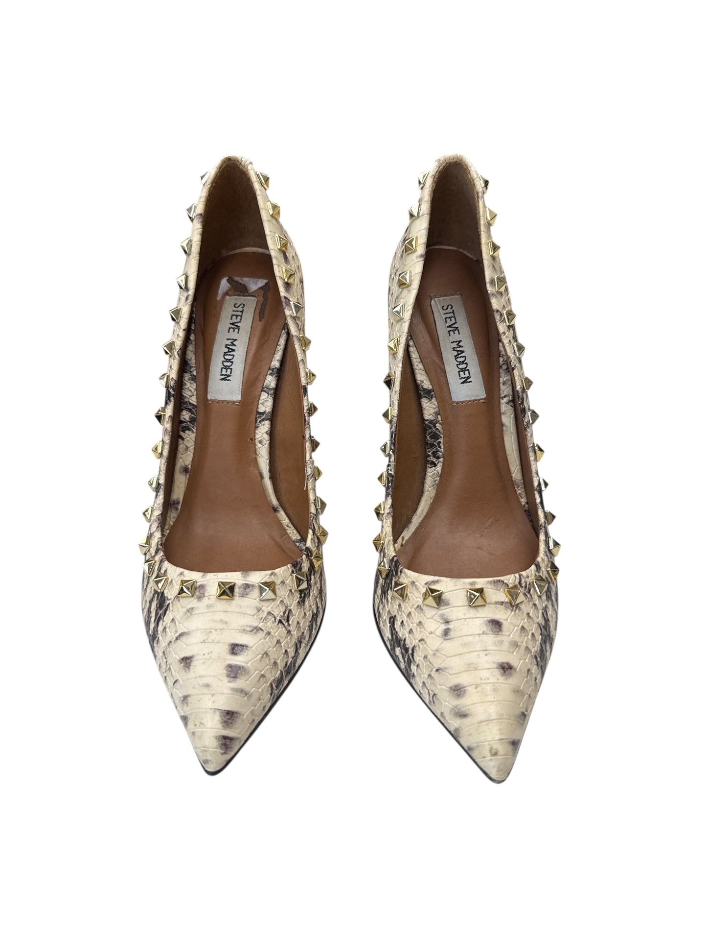 SHOES HEELS STILETTO by STEVE MADDEN In SNAKESKIN PRINT, Size: 8