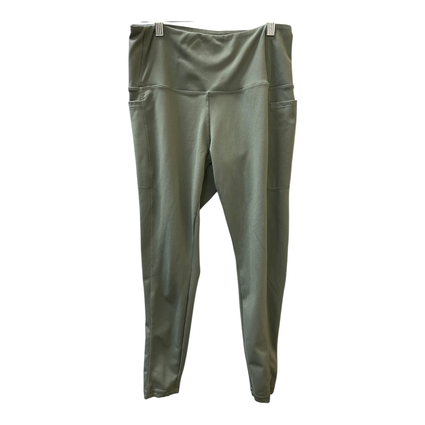Athletic Leggings By Danskin In Green, Size:L