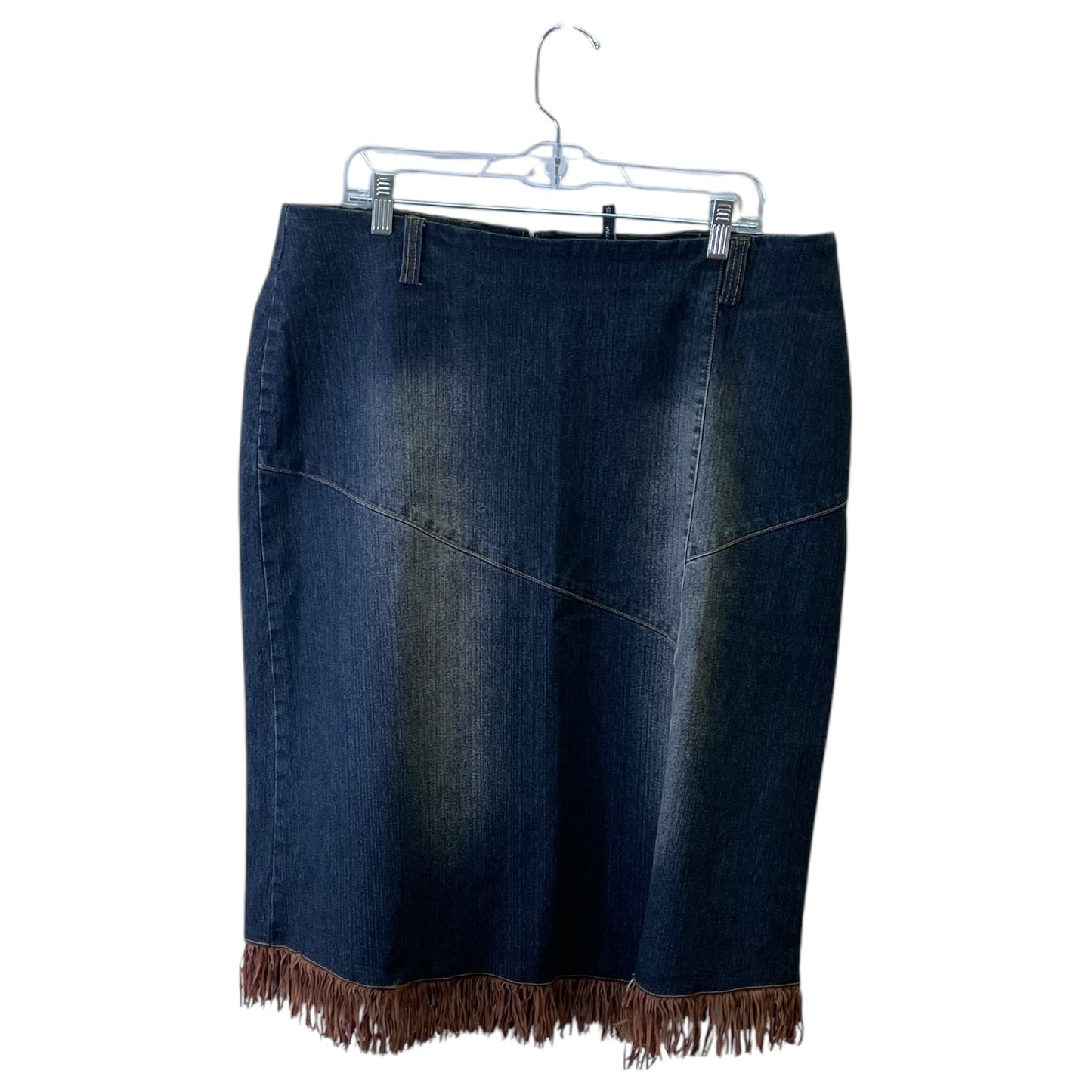 Skirt Midi By Sebo In Blue, Size:18