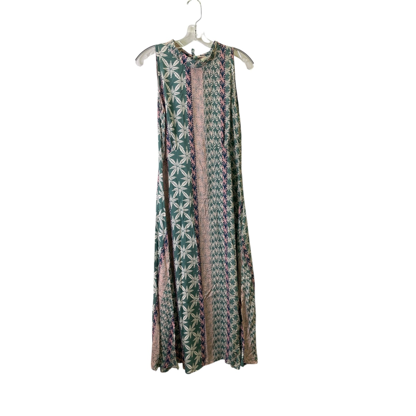 Dress Casual Maxi By Cap Juluca In Green & Pink, Size:M