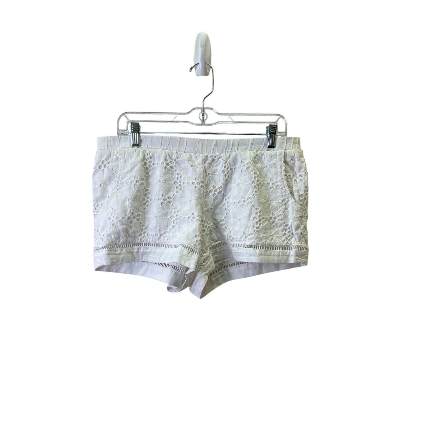 Shorts Designer By Lilly Pulitzer In White, Size:8