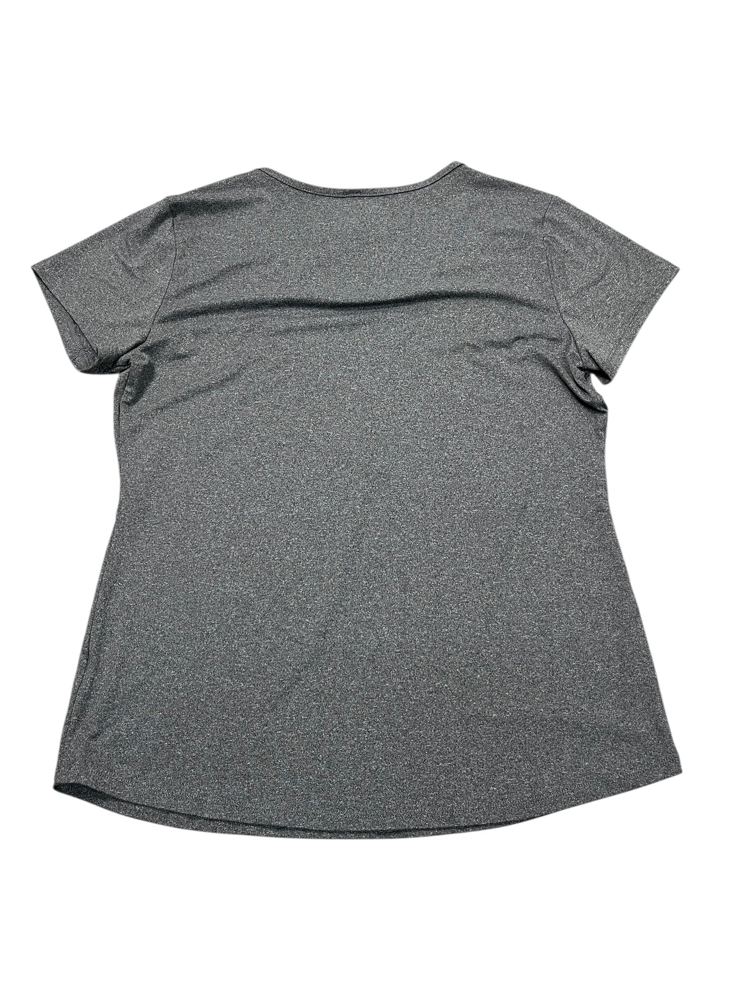 Athletic Top Ss By Rbx In Grey, Size:L