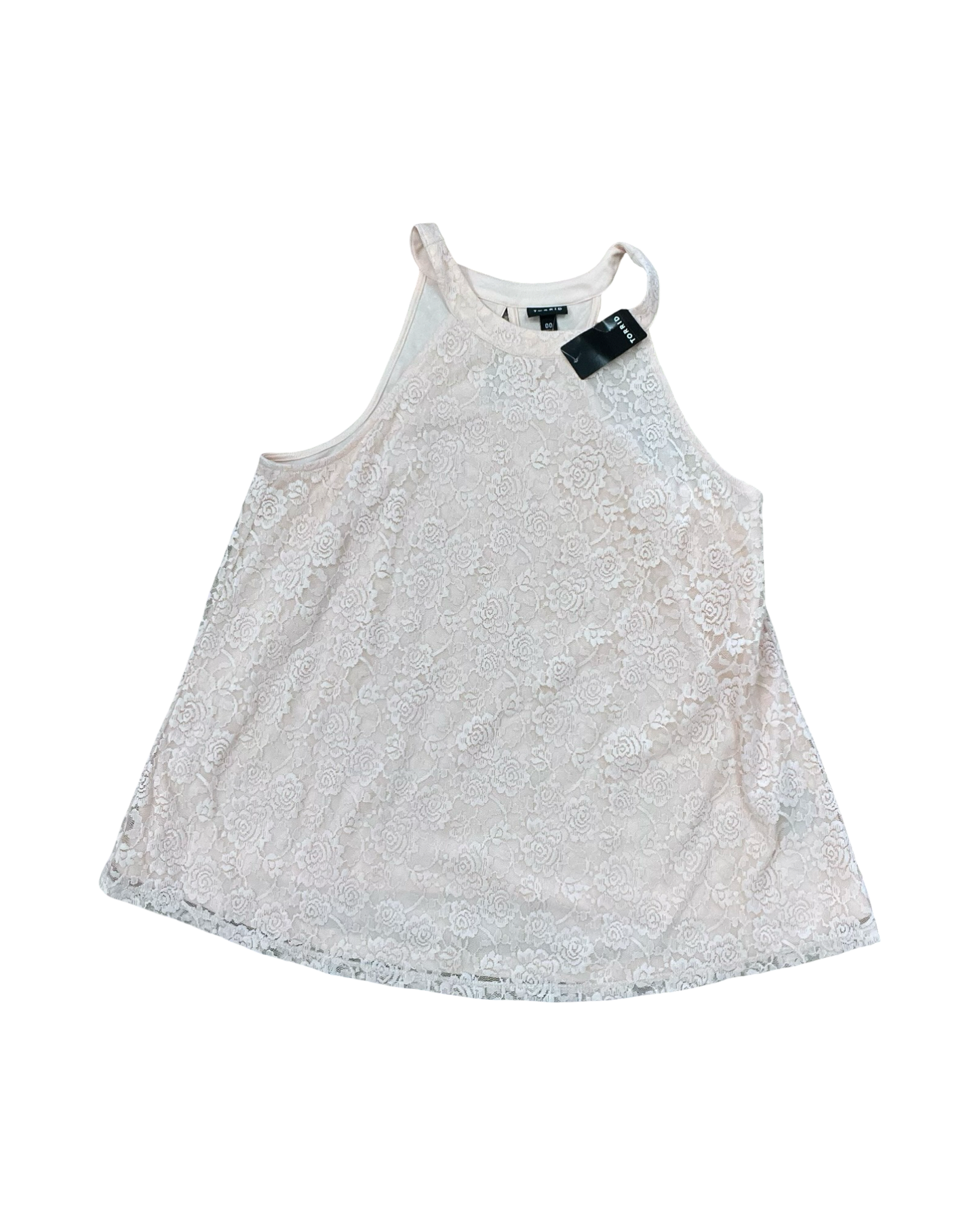 Top Sleeveless By Torrid In Peach, Size:M