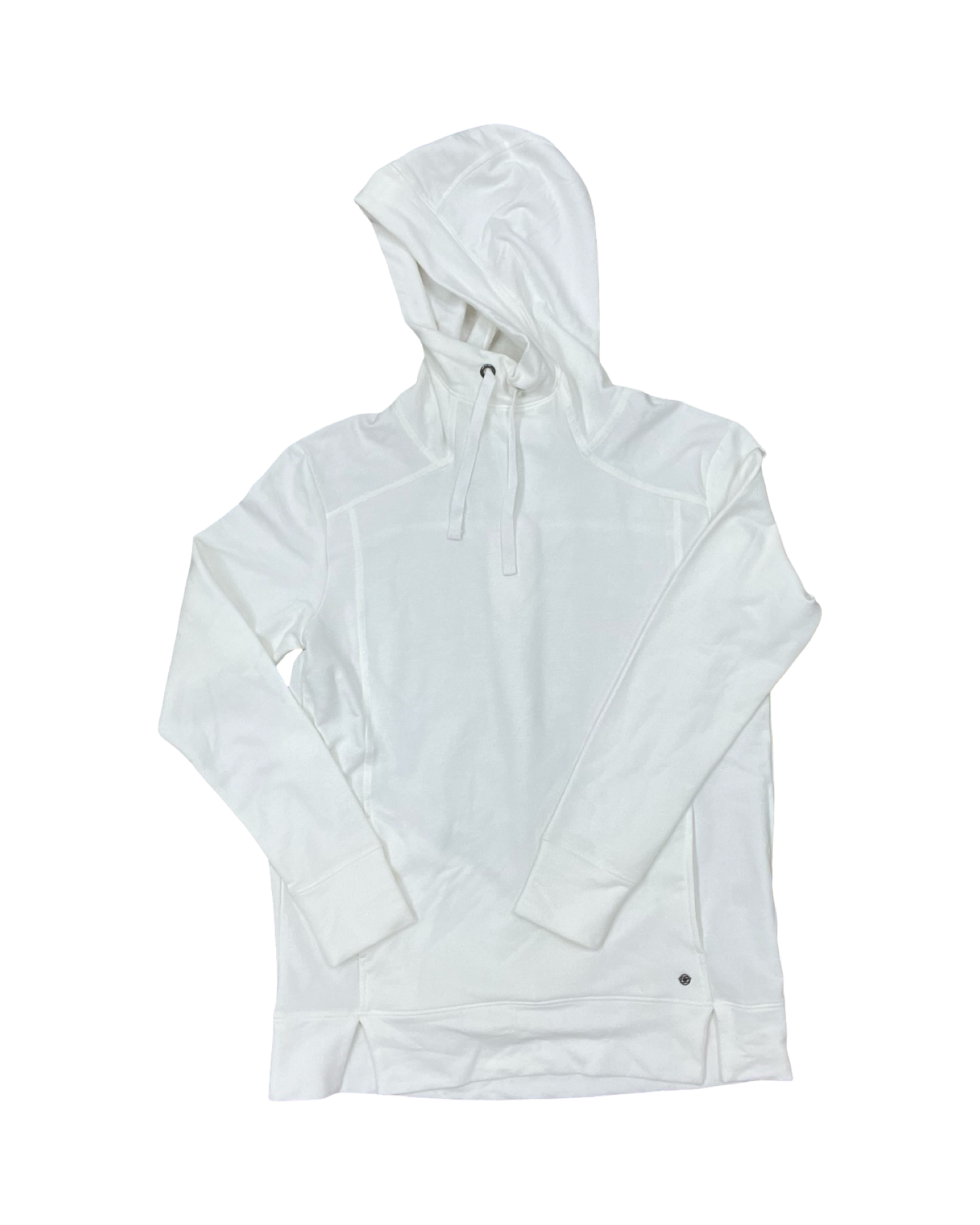 Sweatshirt Collar By Clothes Mentor In White, Size:M
