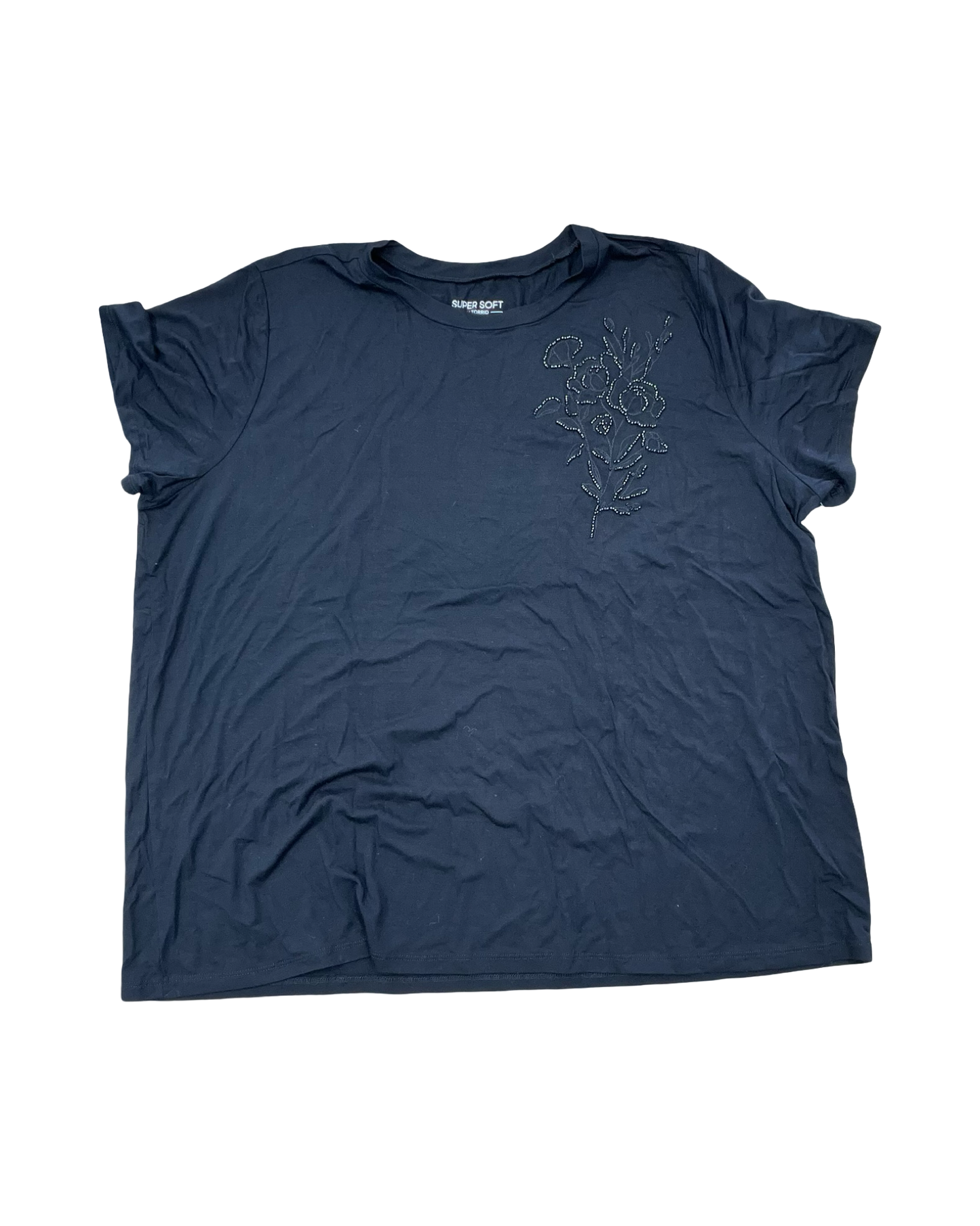 Top Ss Basic By Torrid In Grey, Size:3X