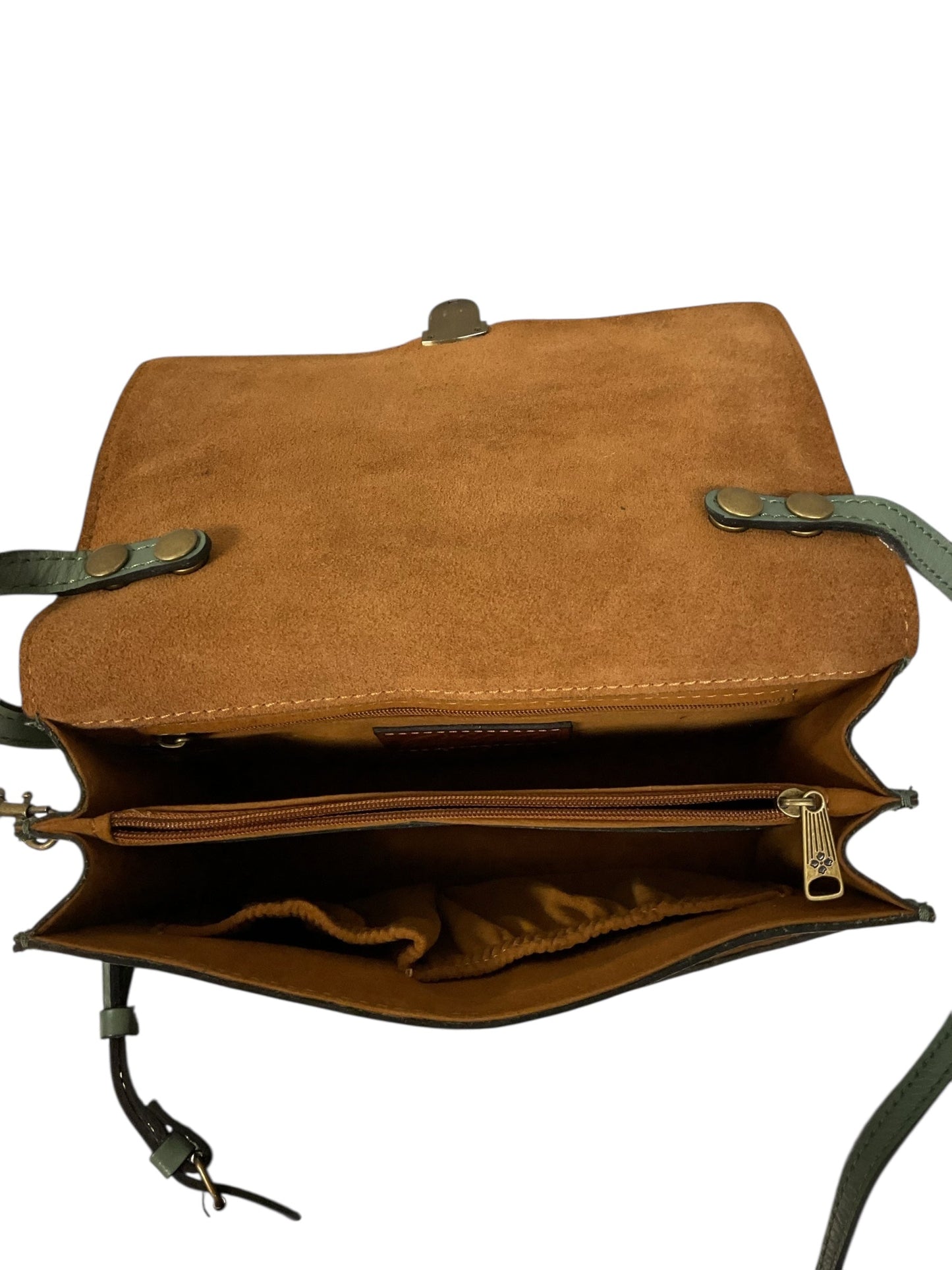 Crossbody Designer By Patricia Nash In Green, Size:Small