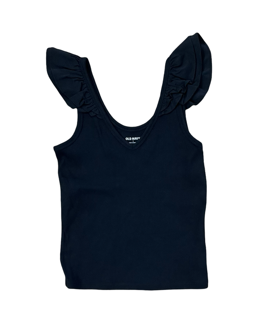 Top Sleeveless By Old Navy In Black, Size:S