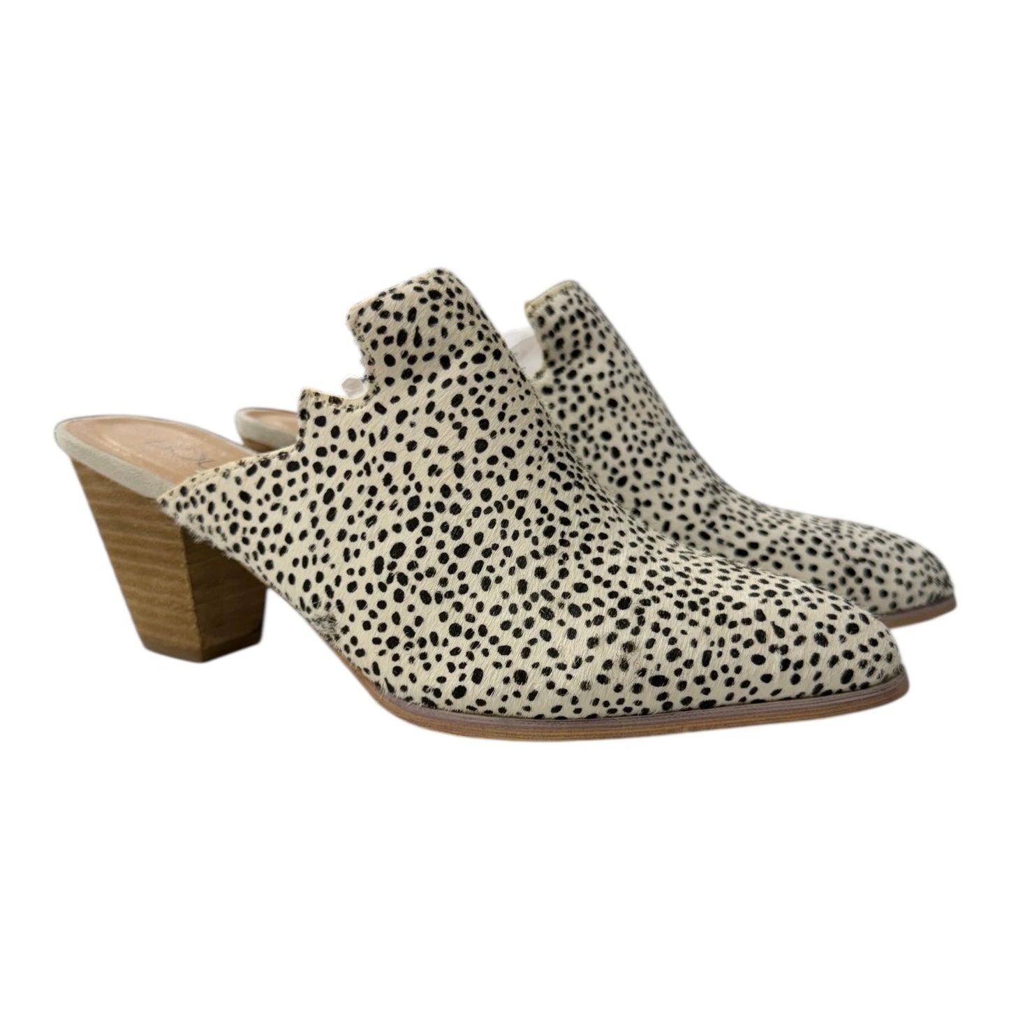 Shoes Heels Block By Corkys In Black & Cream, Size:8