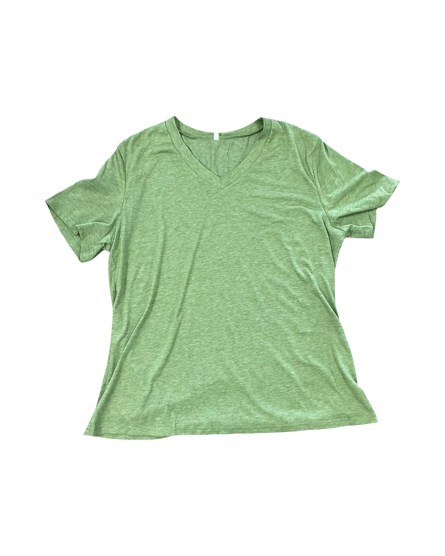 Top Ss Basic By Clothes Mentor In Green, Size:Xl
