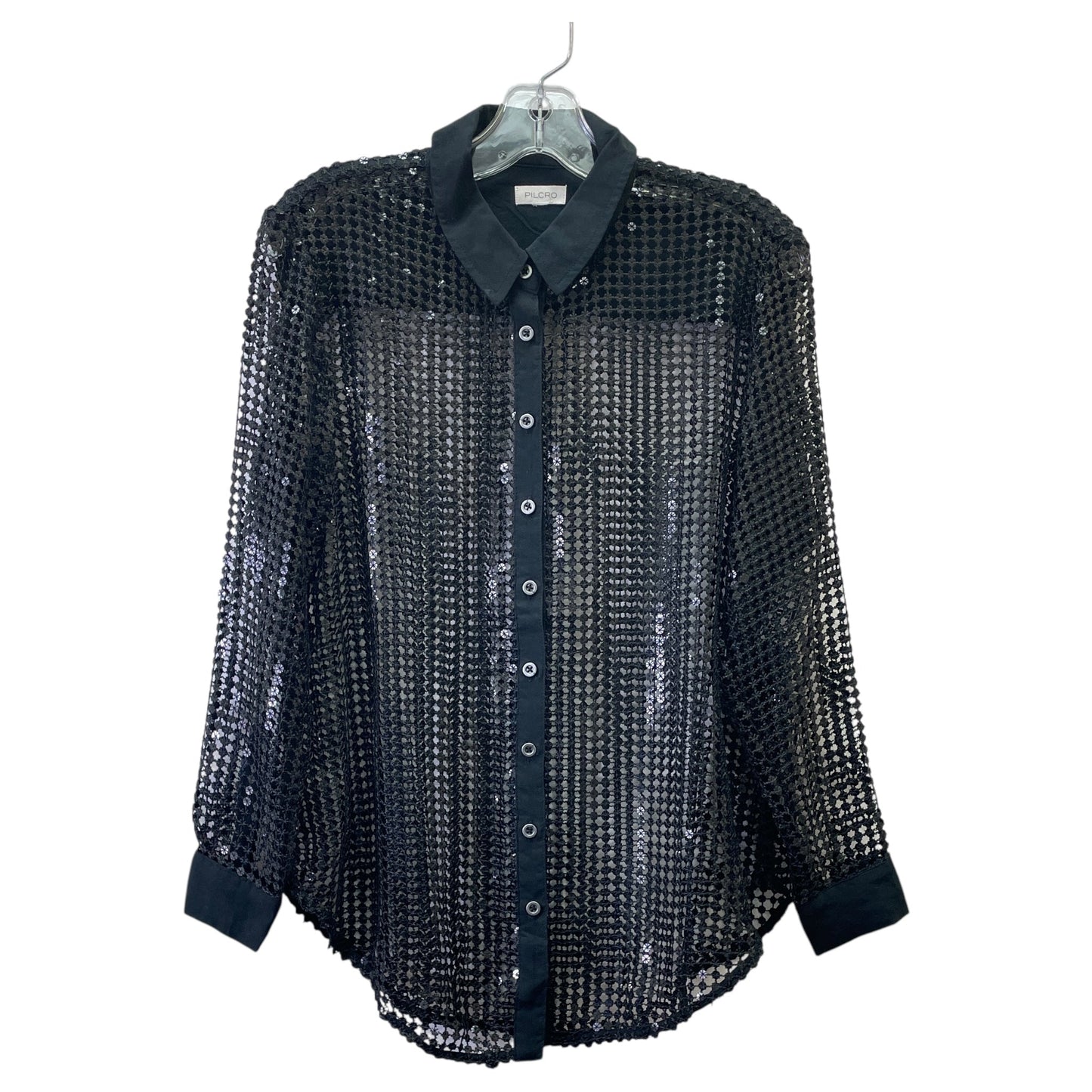 Top Ls By Pilcro In Black, Size:Xs