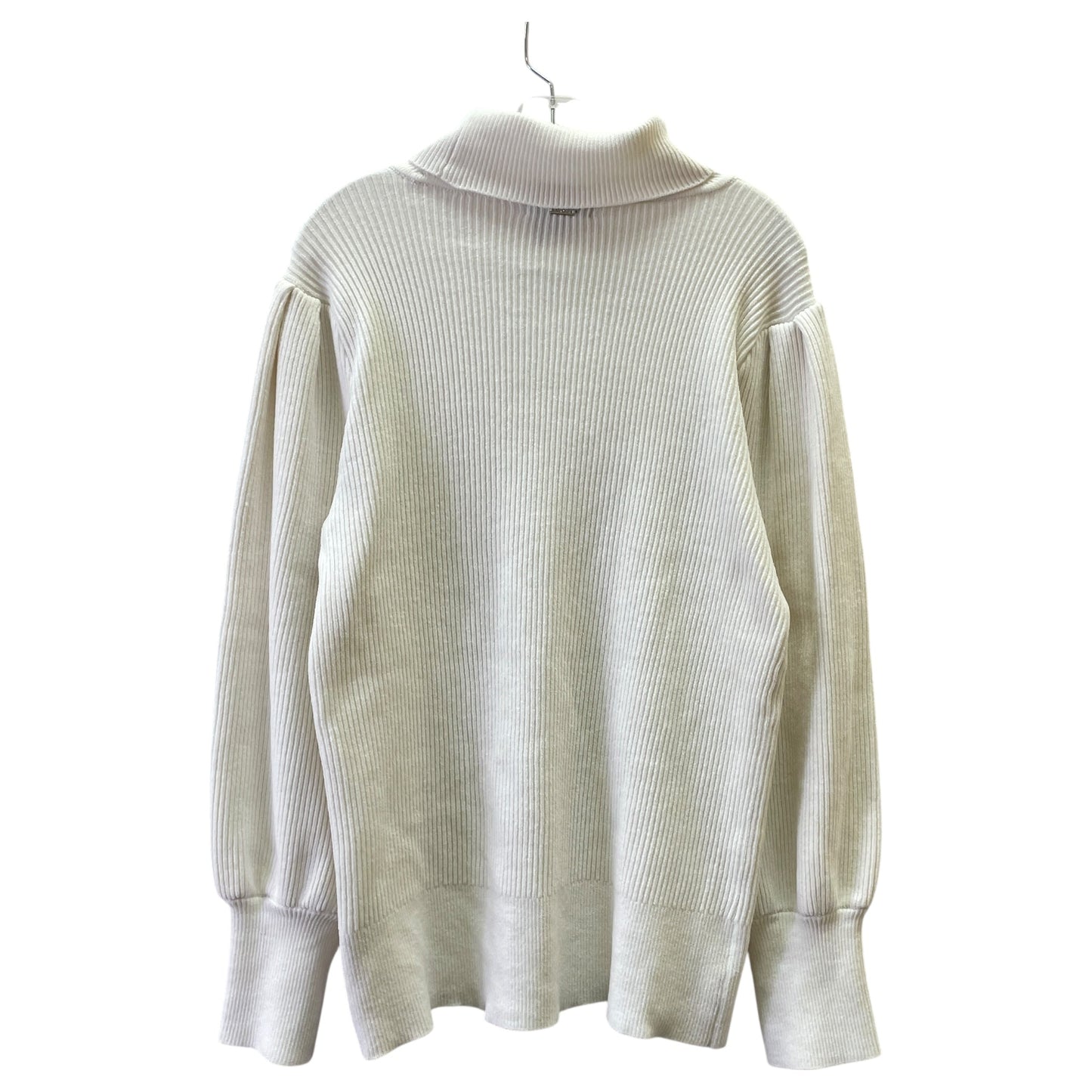 Sweater By Dkny In White, Size:Xl