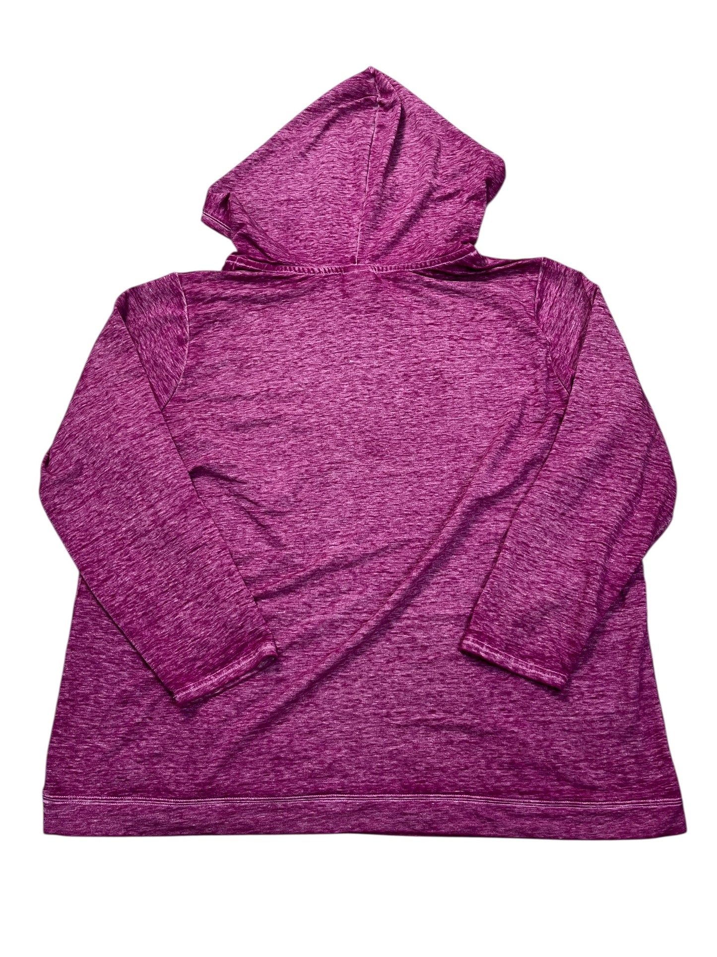 Athletic Top Ls Hoodie By Danskin In Purple, Size:3X