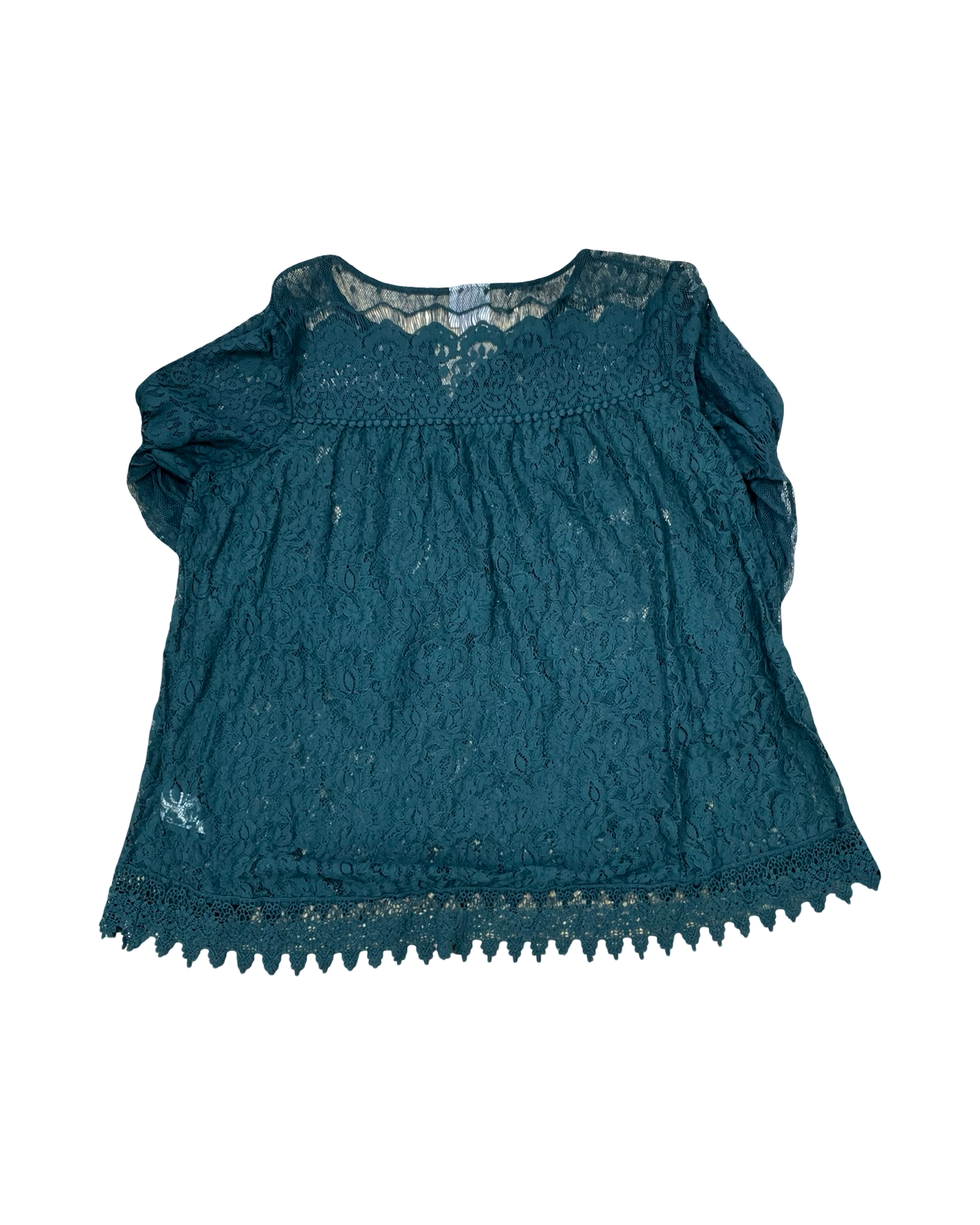 Top Ls By Knox Rose In Green, Size:1X