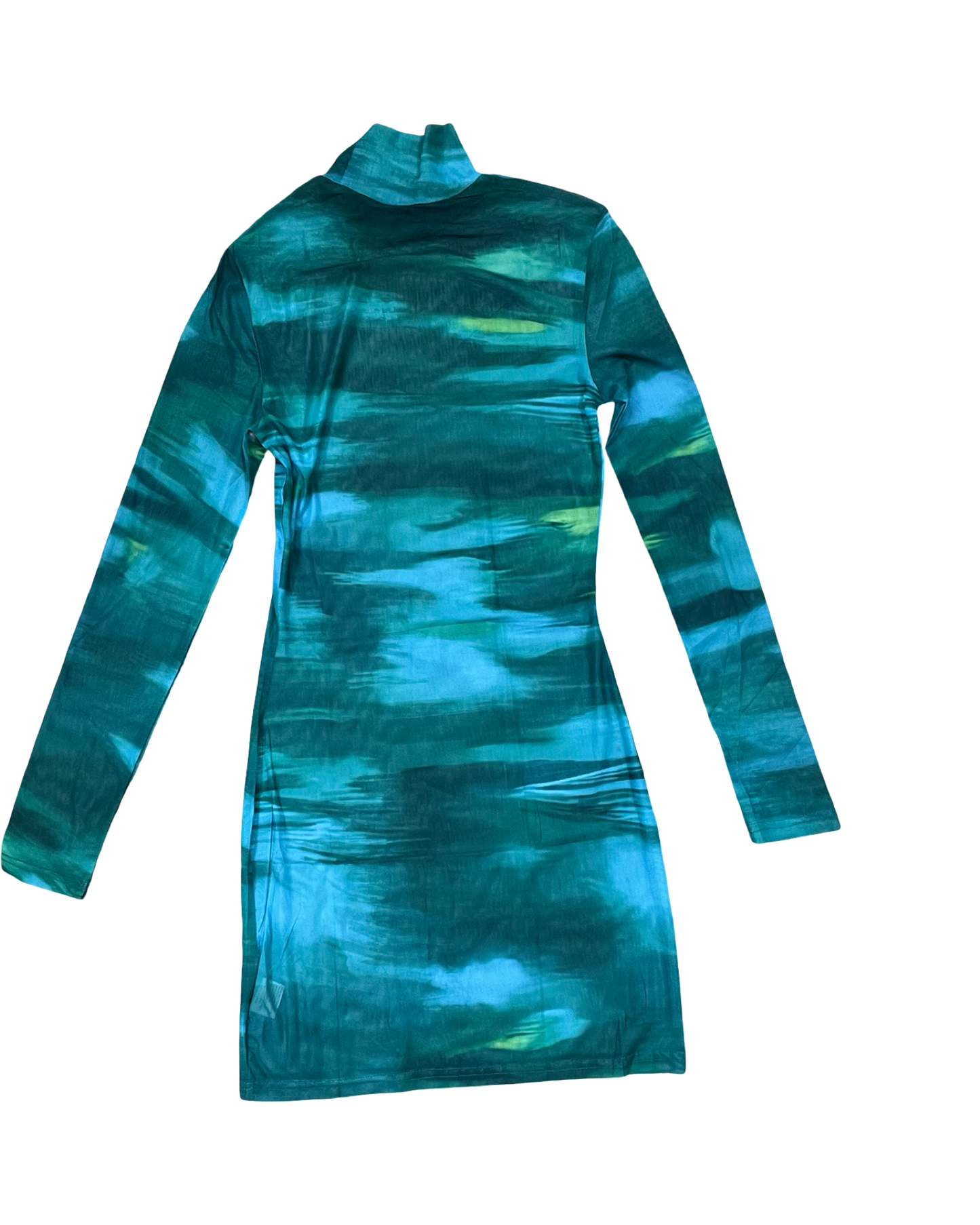 Tunic Ls By Clothes Mentor In Blue & Green, Size:S