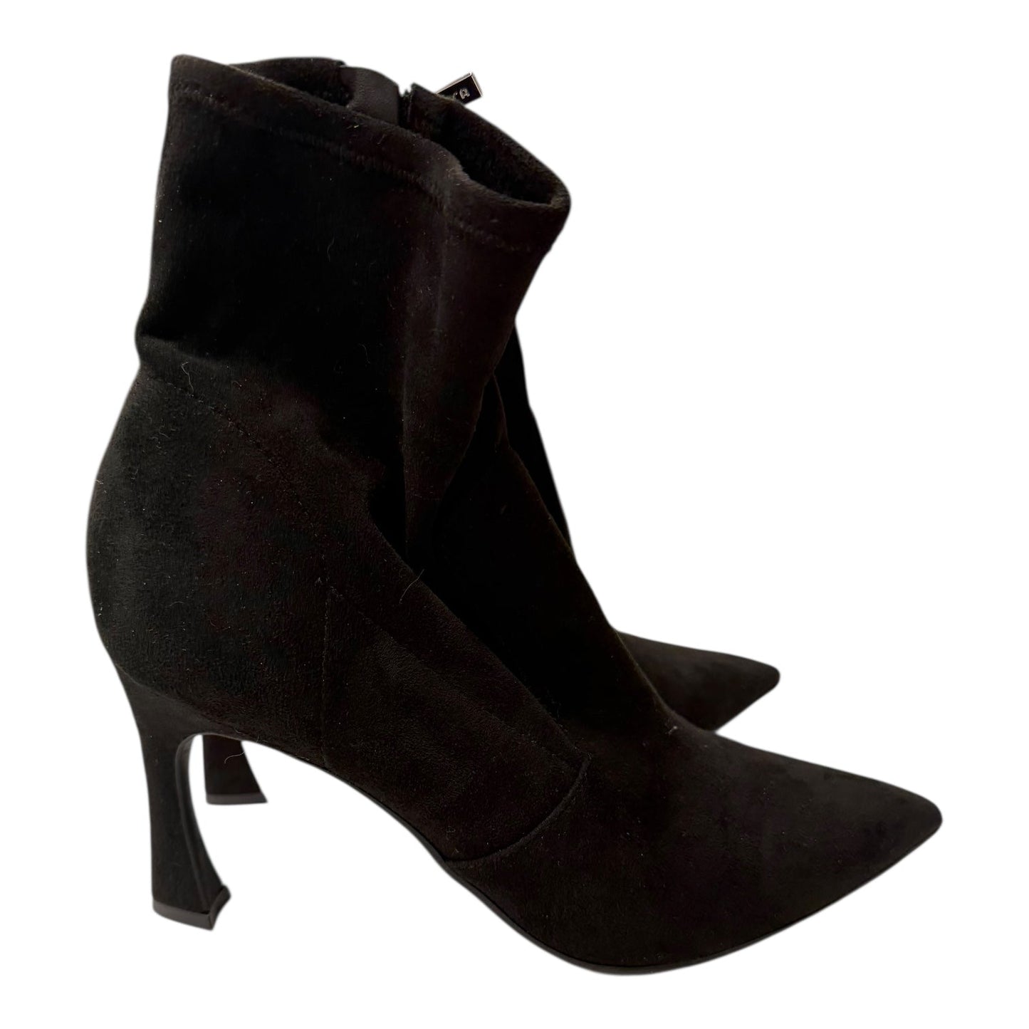 Boots Ankle Heels By Unisa In Black, Size:8.5