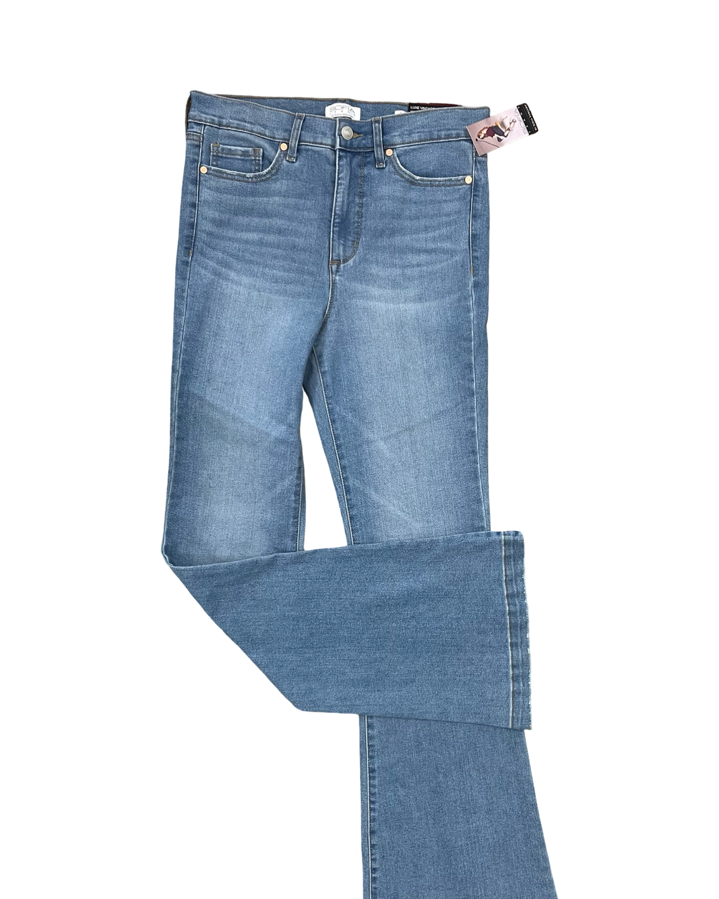 Jeans Flared By Sofia By Sofia Vergara In Blue Denim, Size:6