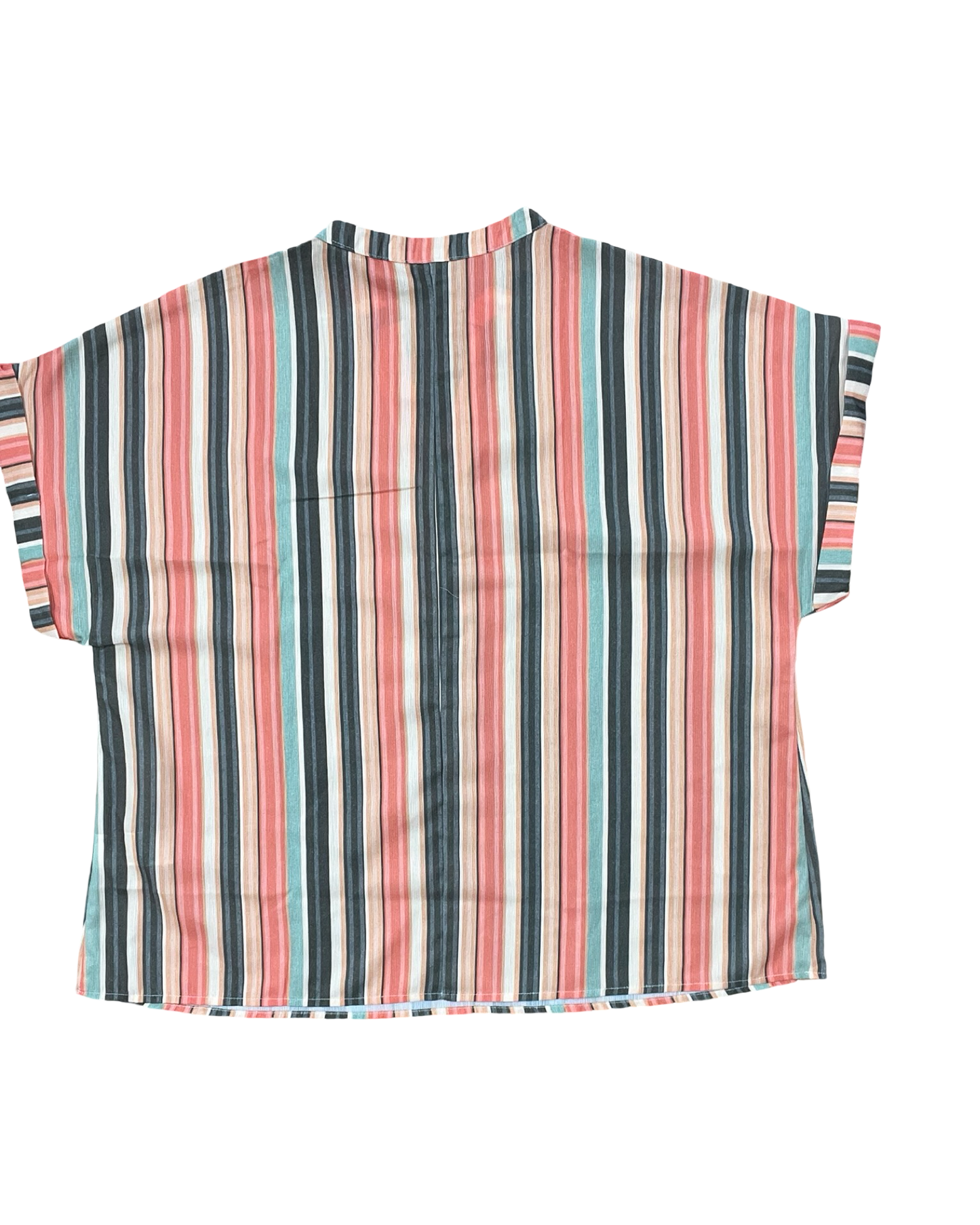 Top Ss By Clothes Mentor In Green & Orange, Size:1X