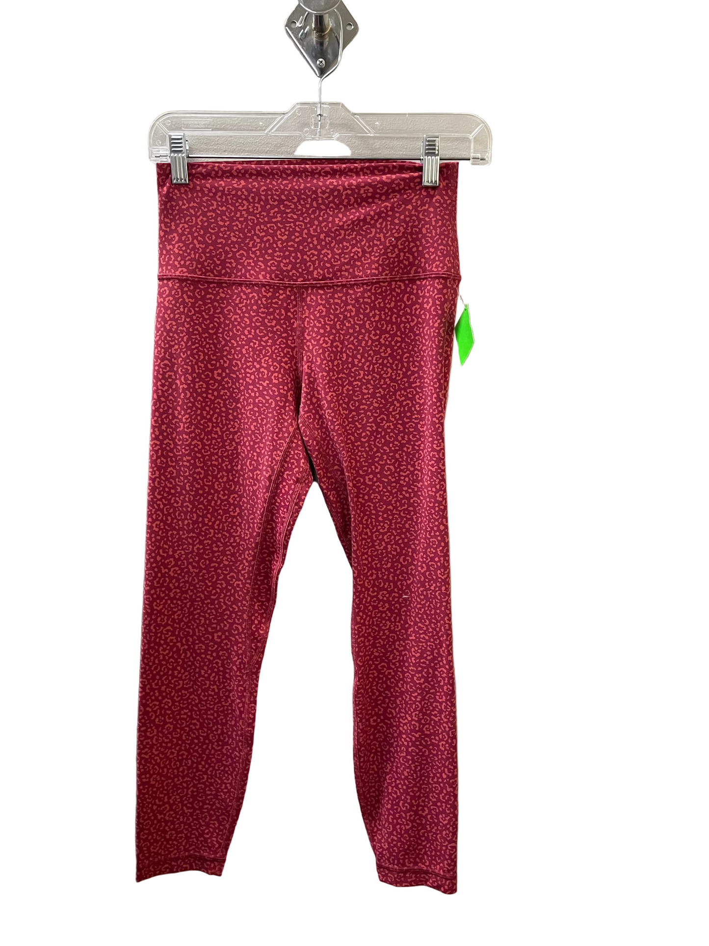 Athletic Leggings By Lululemon In Red, Size:6