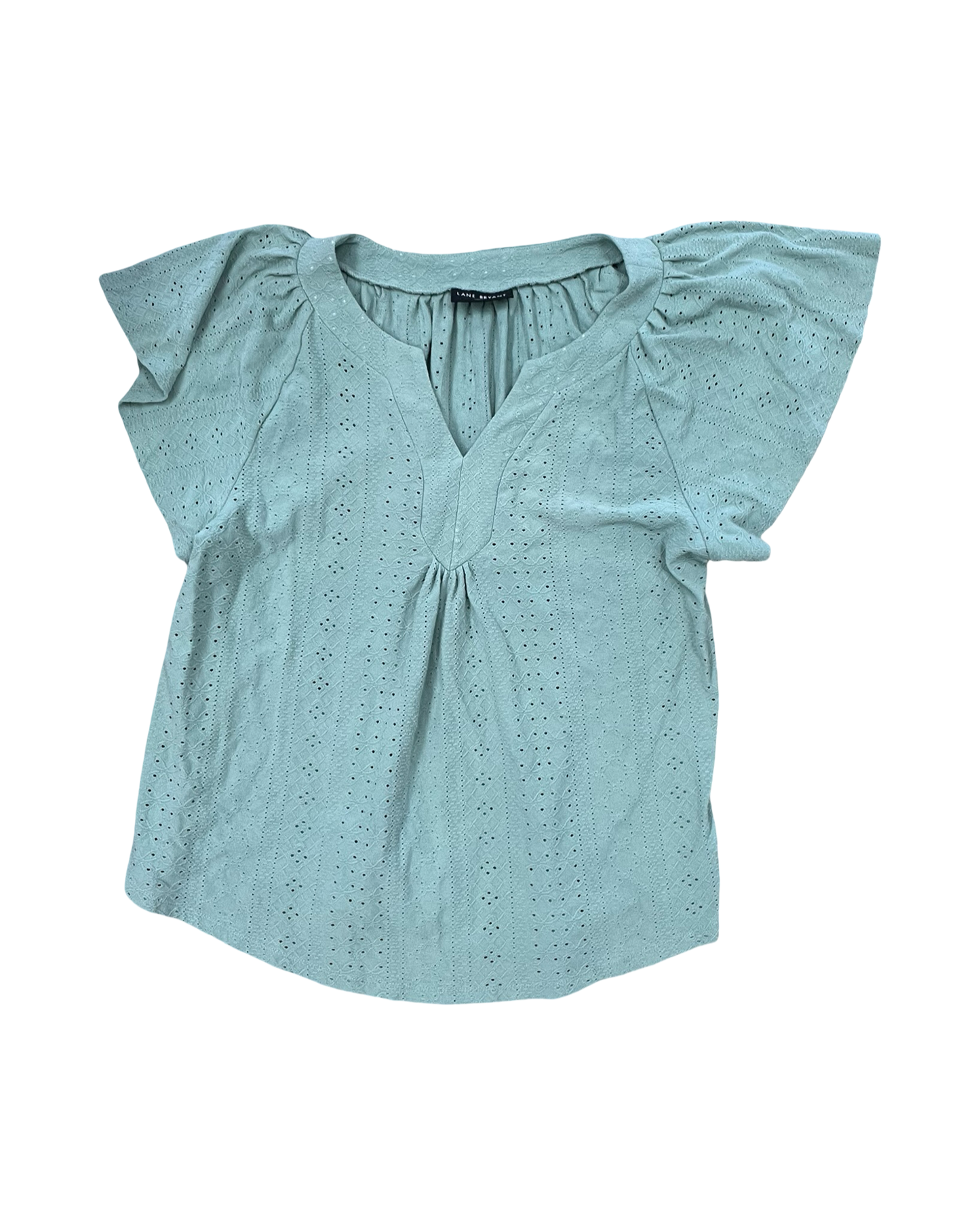 Top Ss By Lane Bryant In Green, Size:Xl