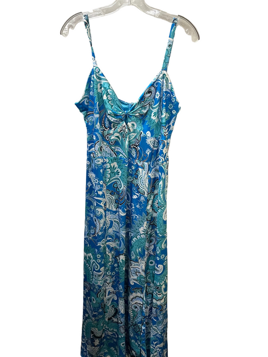 Dress Casual Maxi By Boston Proper In Paisley Print, Size:L