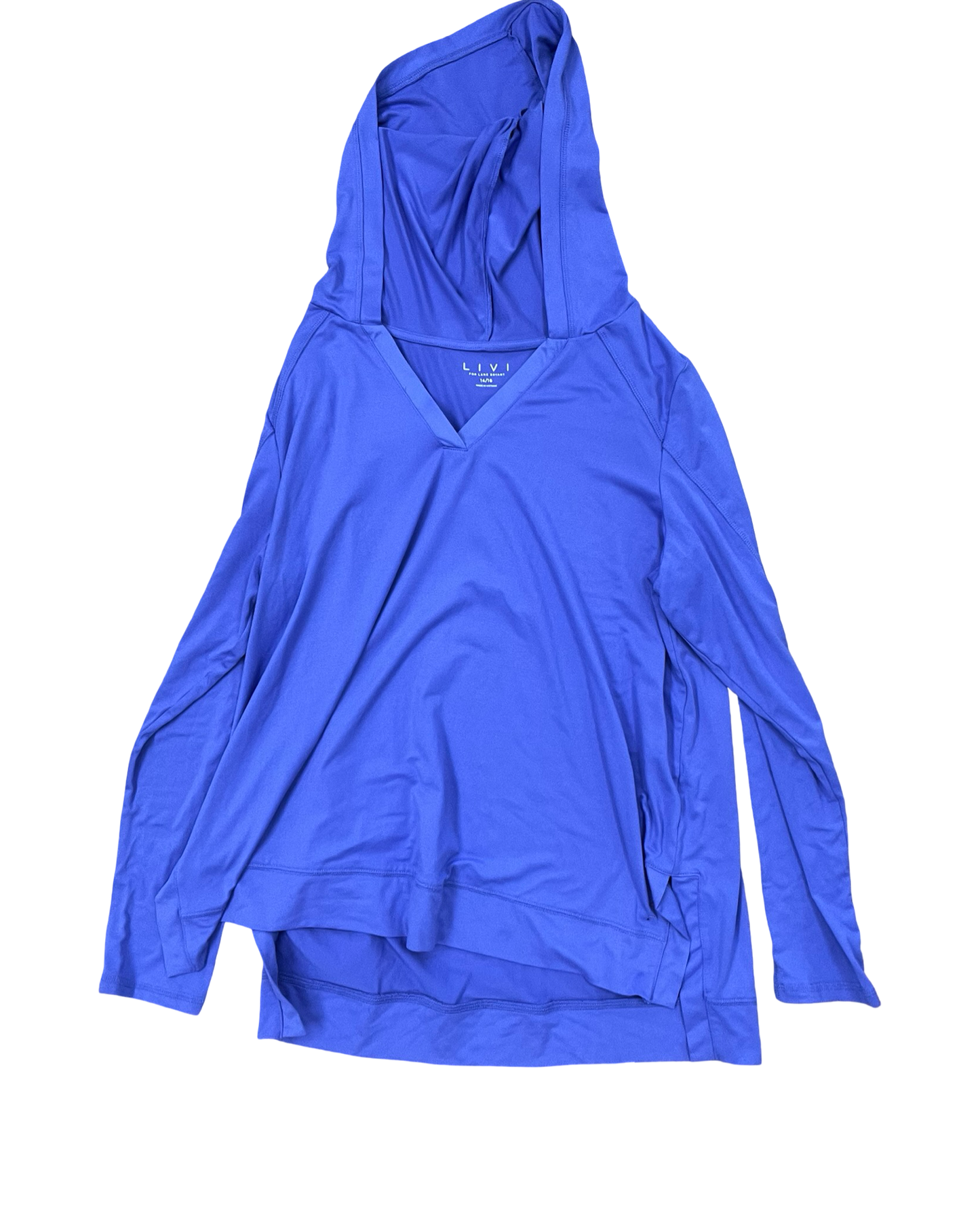Athletic Top Ls Hoodie By Livi Active In Purple, Size:Xl
