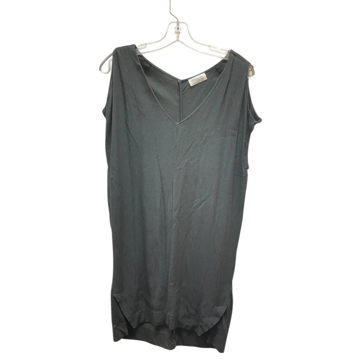 Dress Casual Midi By Zara In Black, Size:M