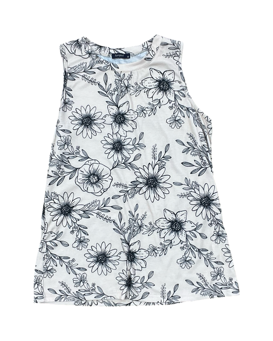 Top Sleeveless By Clothes Mentor In Tan, Size:M