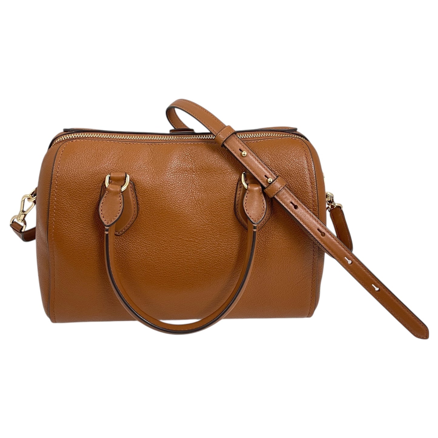 Crossbody Designer By Kate Spade In Brown & Gold, Size:Medium