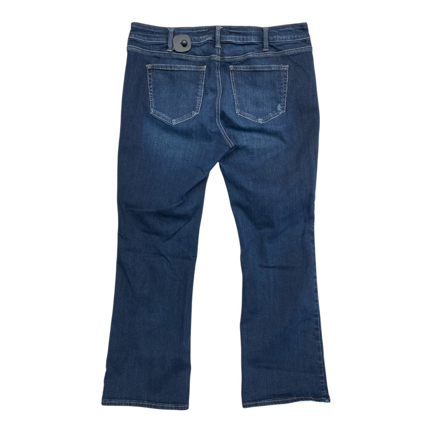 Jeans Boot Cut By Silver In Blue Denim, Size:20