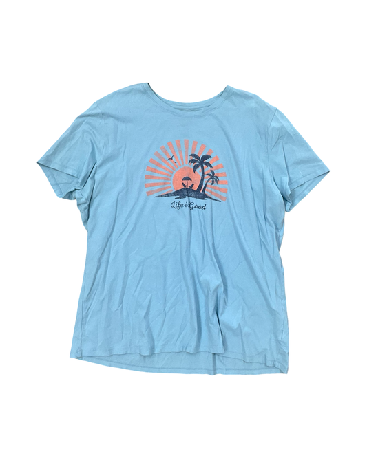 Top Ss By Life Is Good In Blue, Size:Xl