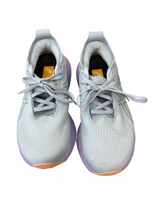 Shoes Athletic By Asics In Grey, Size:8