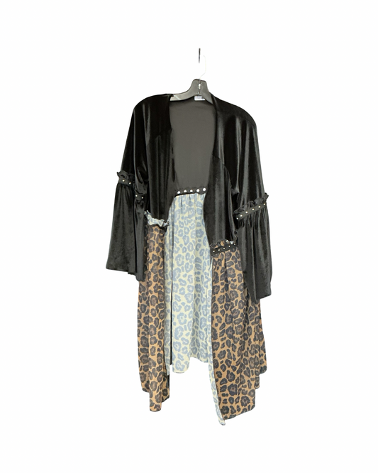 Cardigan By Crazy Train In Black, Size:Xl