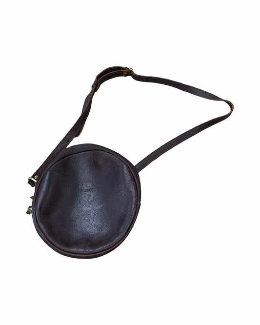 Crossbody Leather By Portland Leather In Brown, Size:Medium
