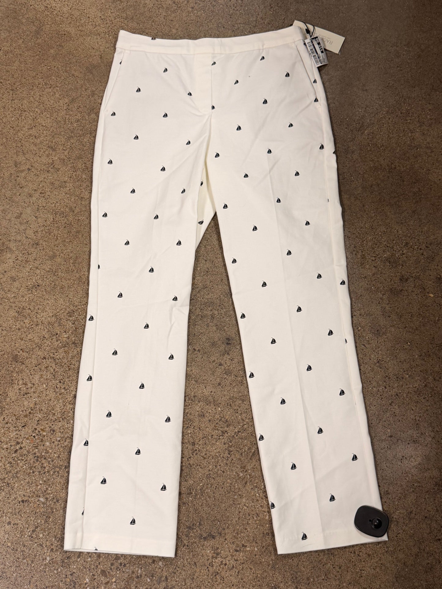 Pants Dress By Rachel Zoe In White, Size:6