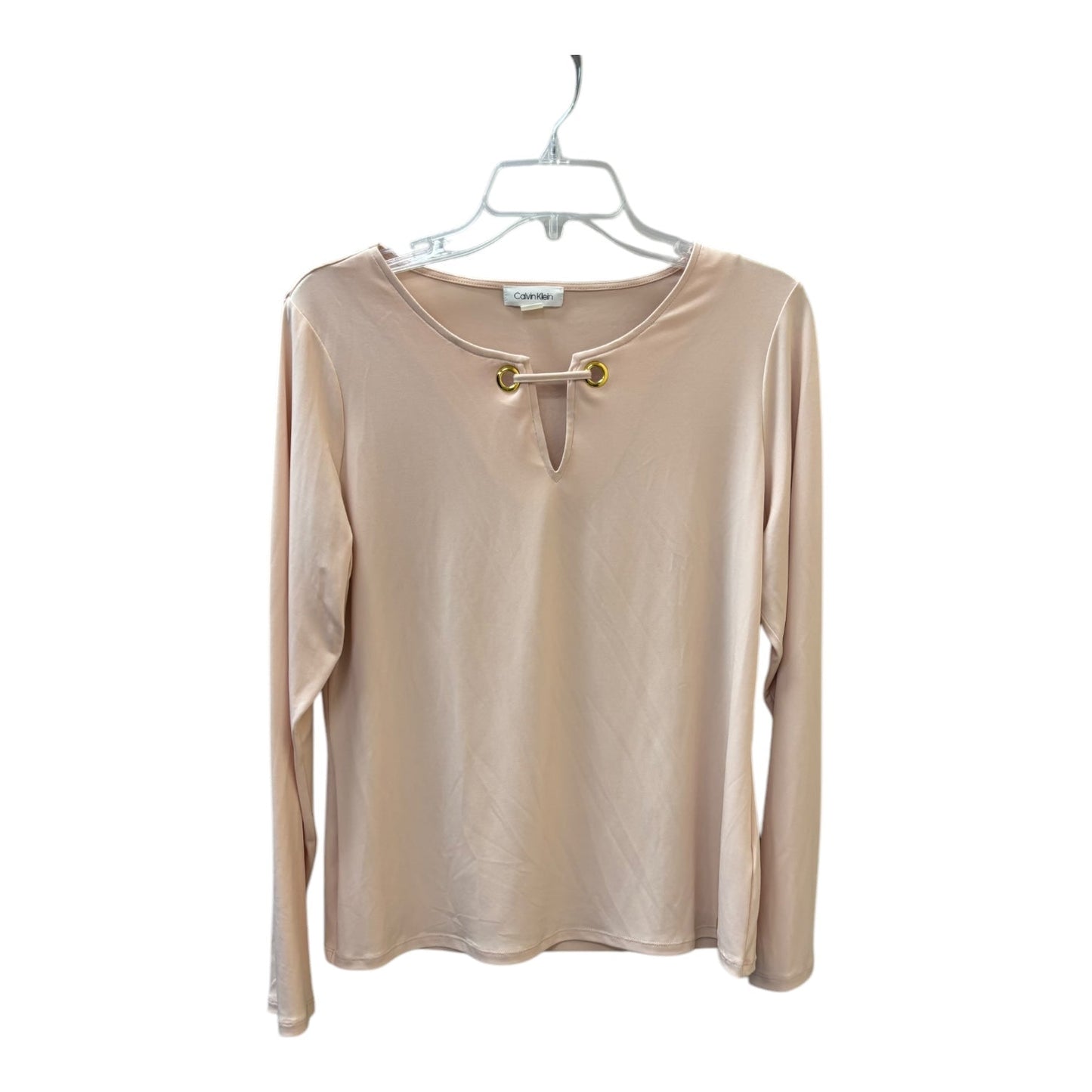 Top Ls By Calvin Klein In Pink, Size:L