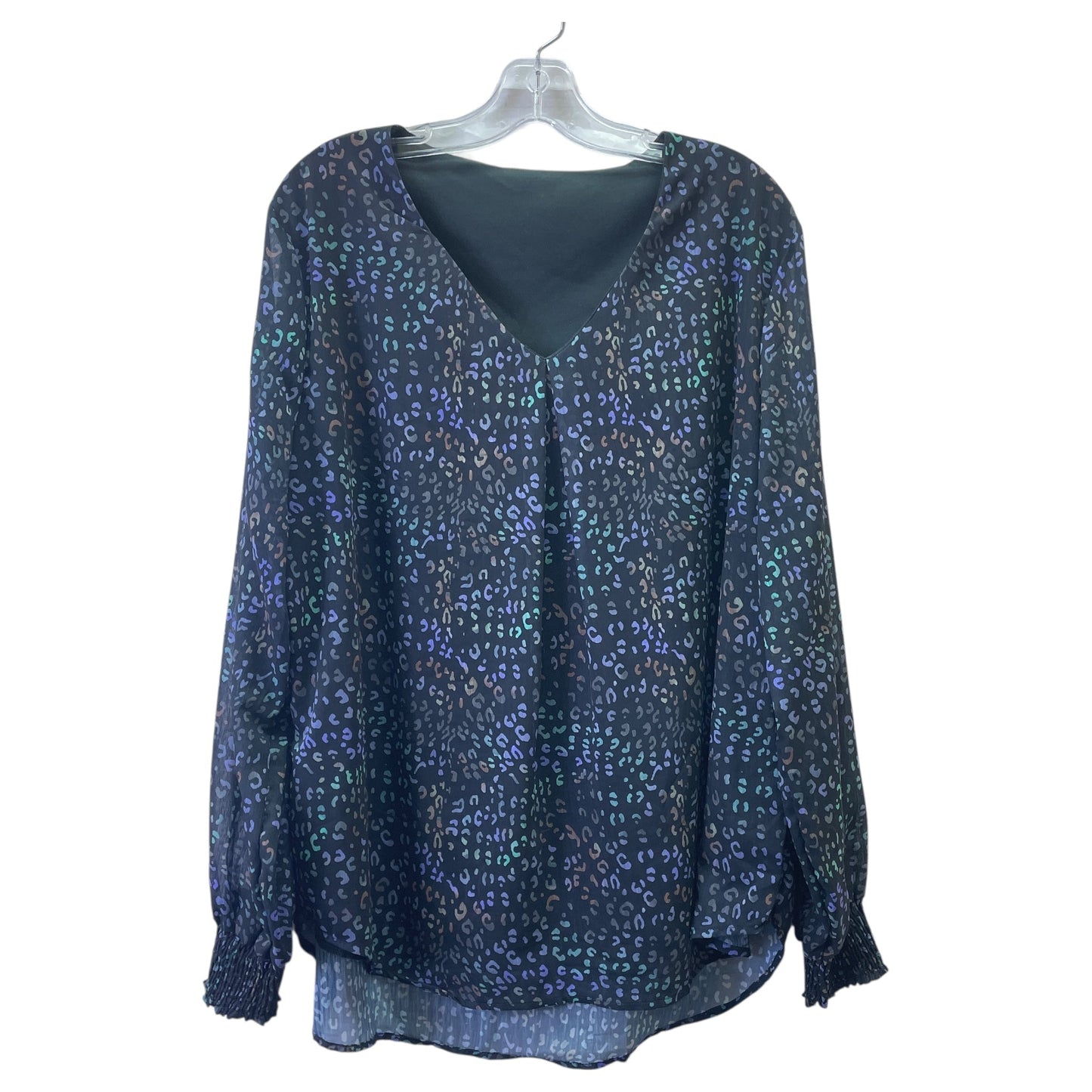 Top Ls By Cmf In Black & Purple, Size:Xl