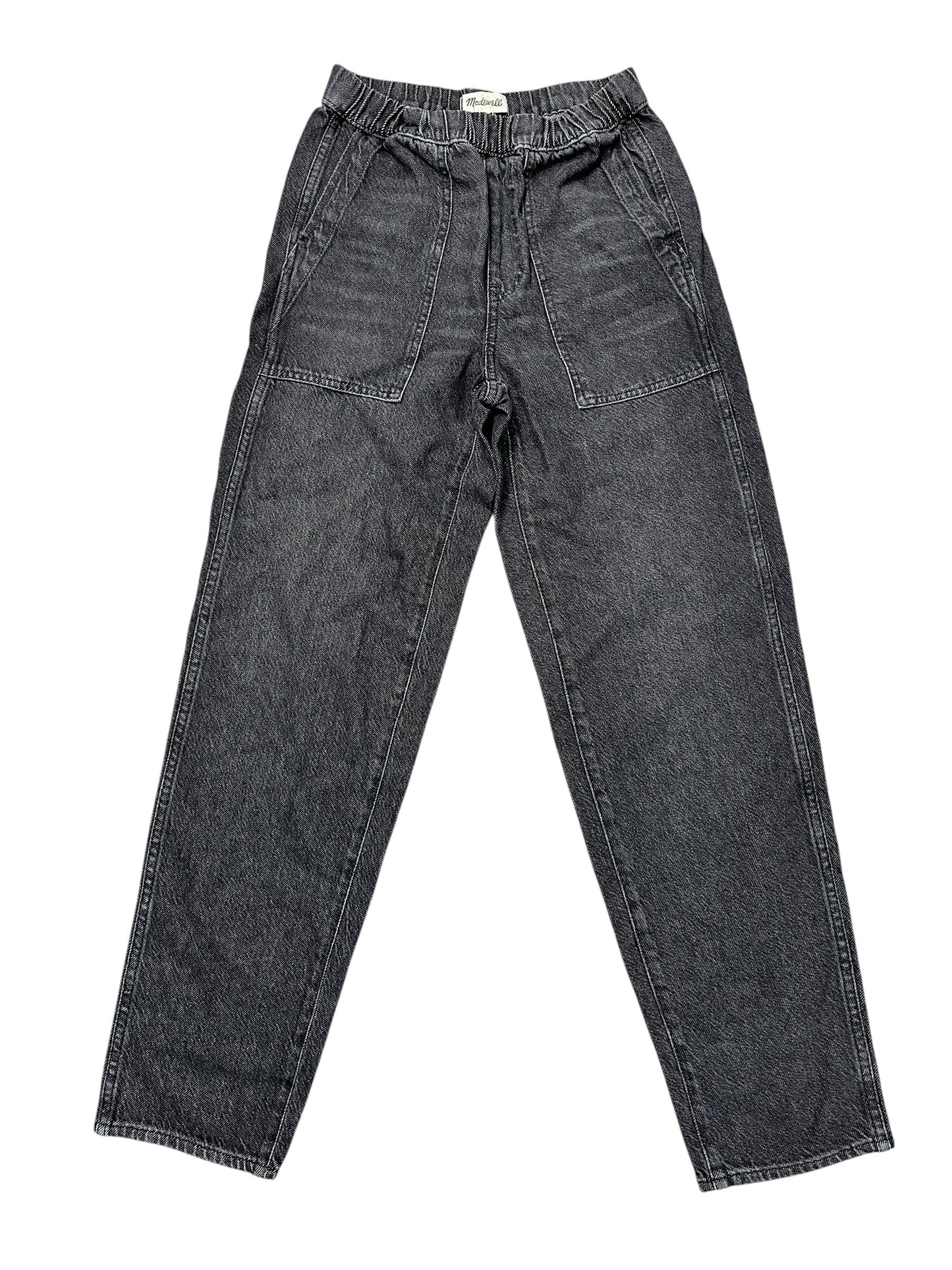 Pants Other By Madewell In Black Denim, Size:Xxs