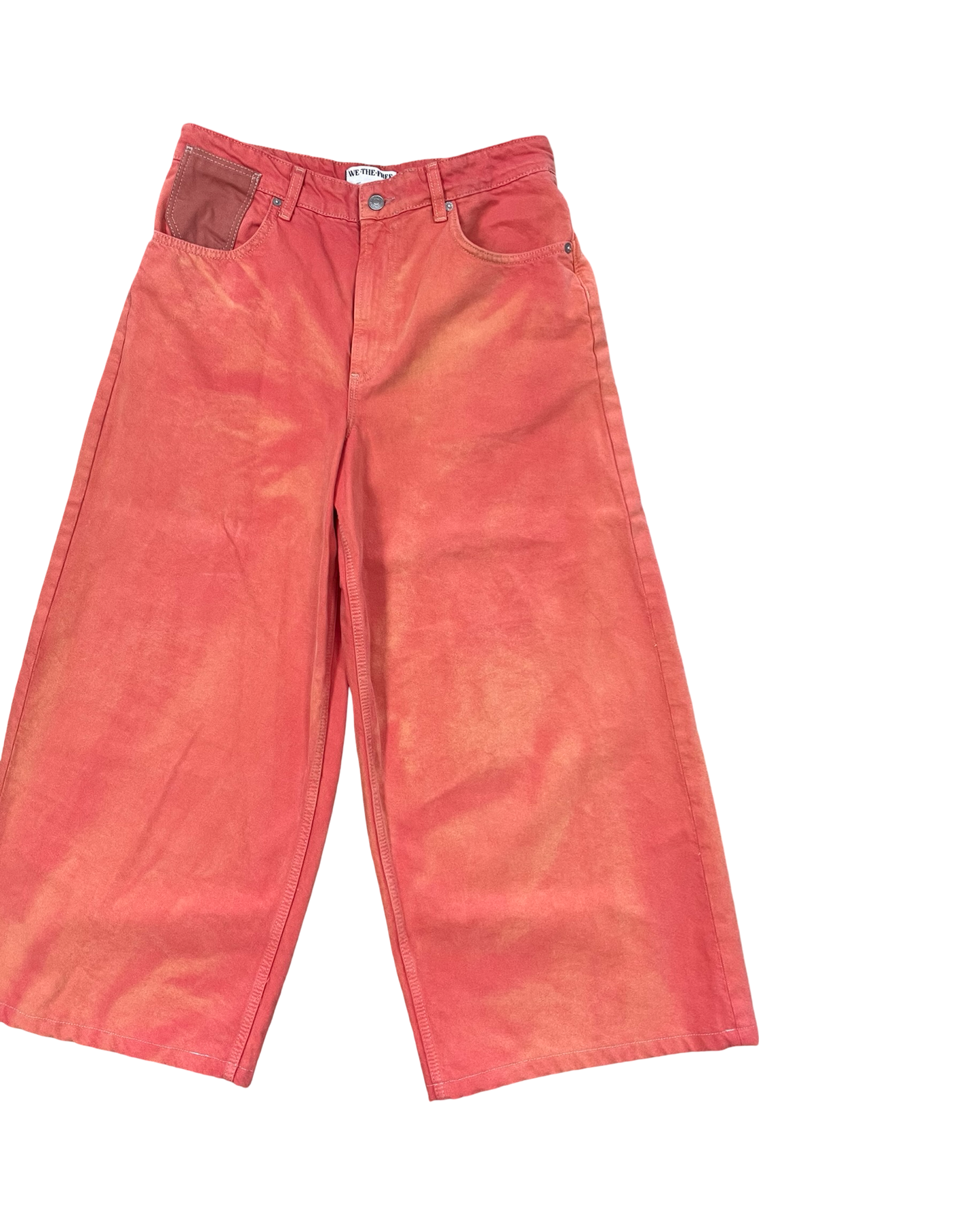 Jeans Wide Leg By We The Free In Orange, Size:10