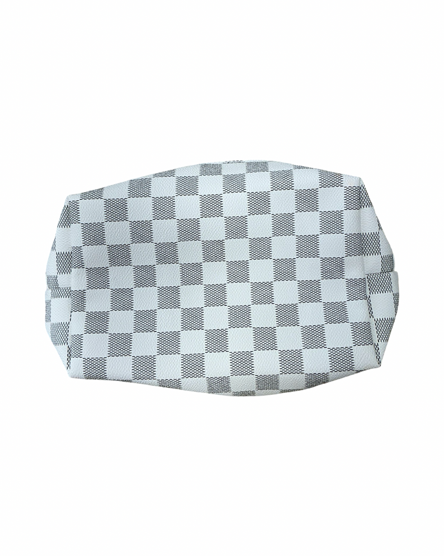 Makeup Bag By Clothes Mentor In Black & White, Size:Medium