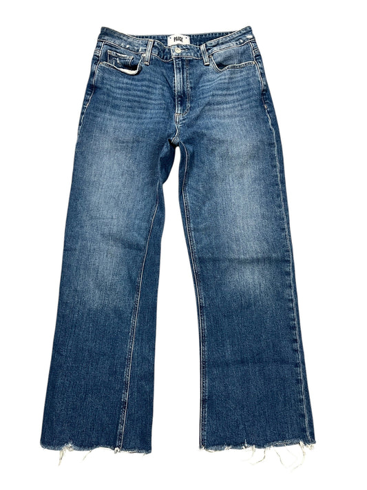 Jeans Boot Cut By Paige In Blue Denim, Size:6
