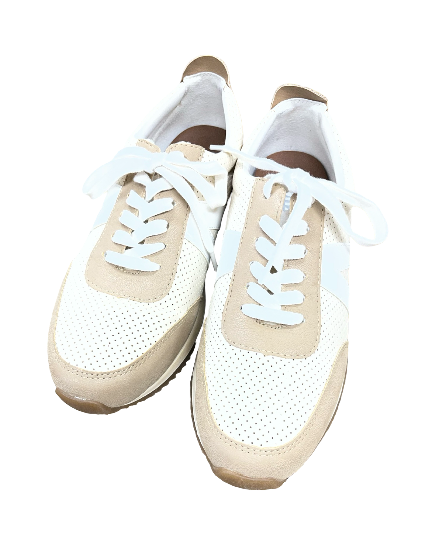 Shoes Athletic By Mia In Cream, Size:6