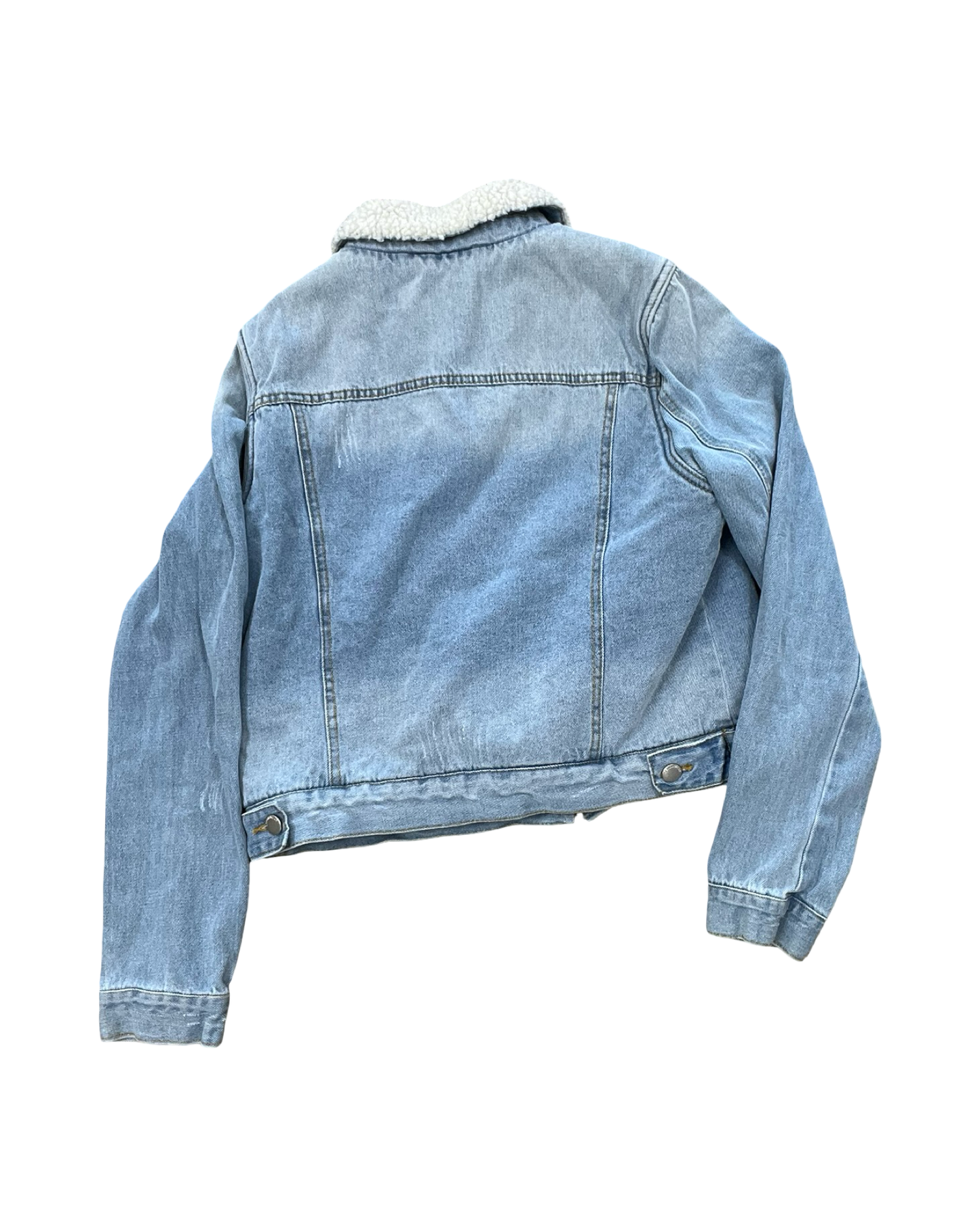 Jacket Denim By Clothes Mentor In Blue Denim, Size:M