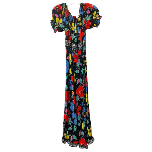 Dress Casual Maxi By Rixo In Black & Red, Size:Xs