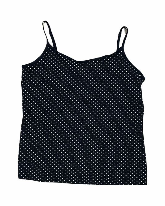 Tank Top By Cj Banks In Black & White, Size:L