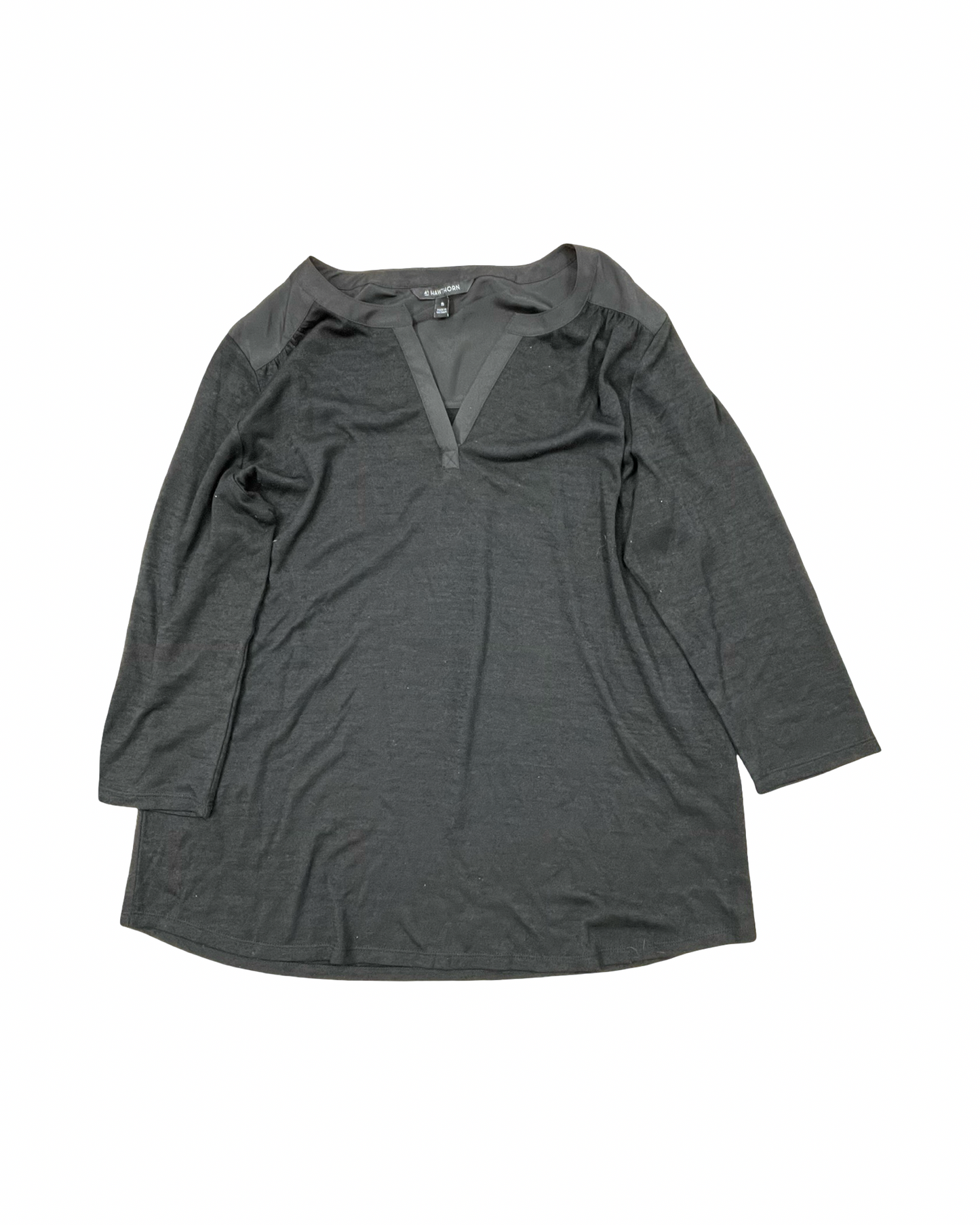 Top Ls By 41 Hawthorn In Black, Size:Xl