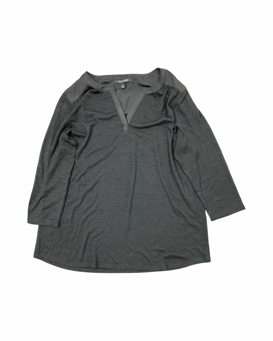 Top Ls By 41 Hawthorn In Black, Size:Xl
