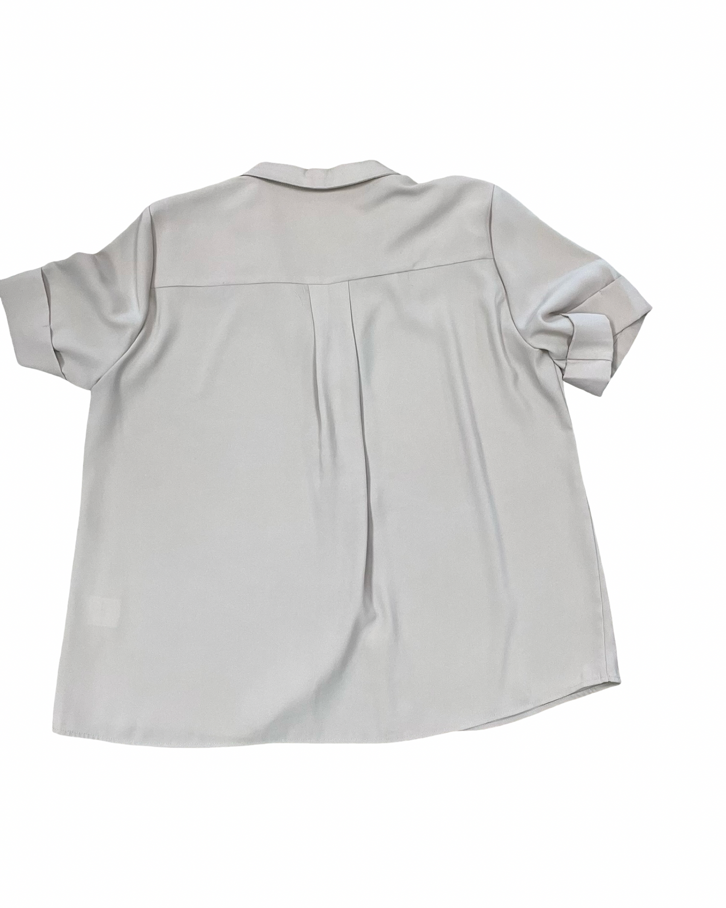 Blouse Ss By Clothes Mentor In Tan, Size:L