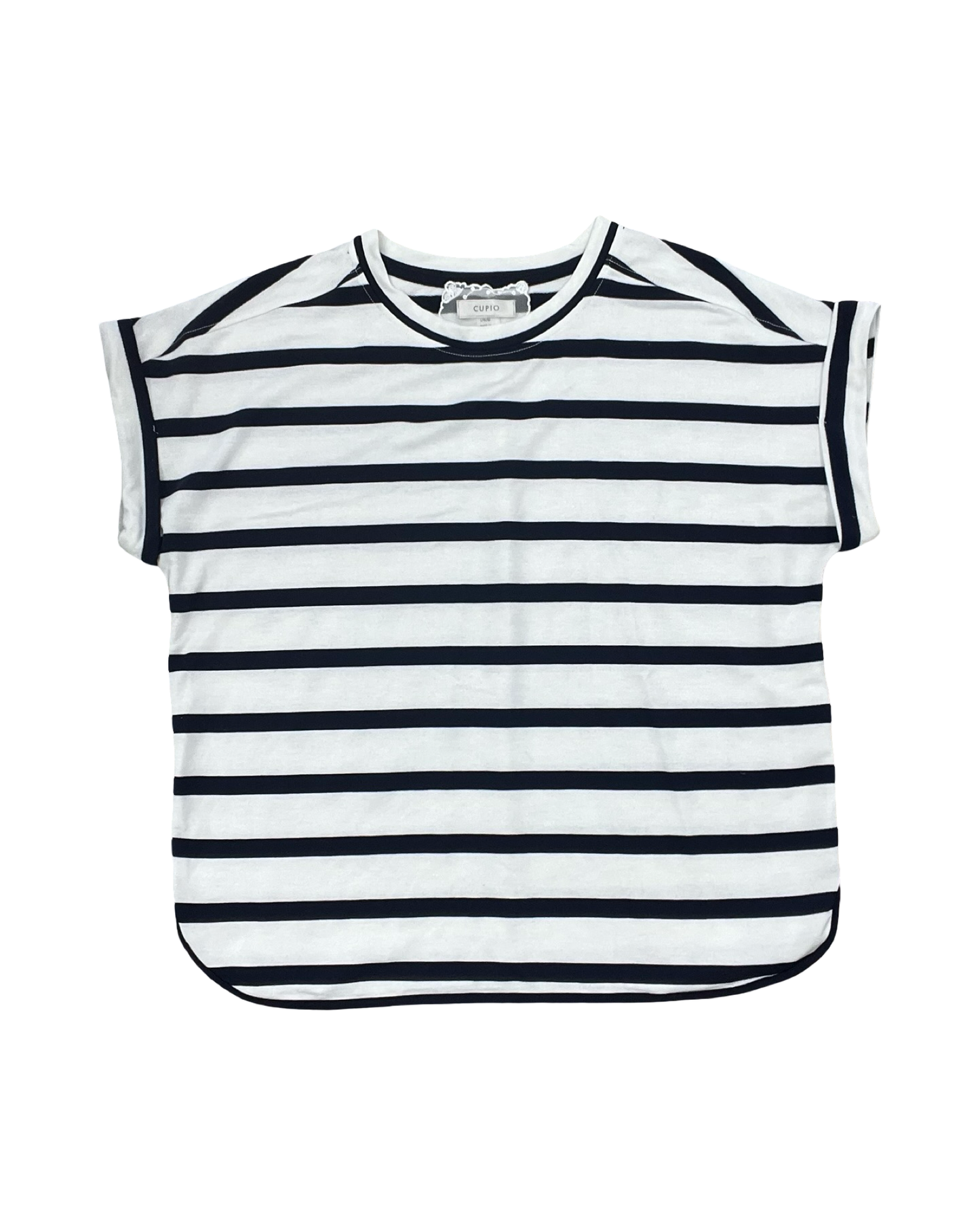Top Ss By Cupio In Blue & White, Size:L