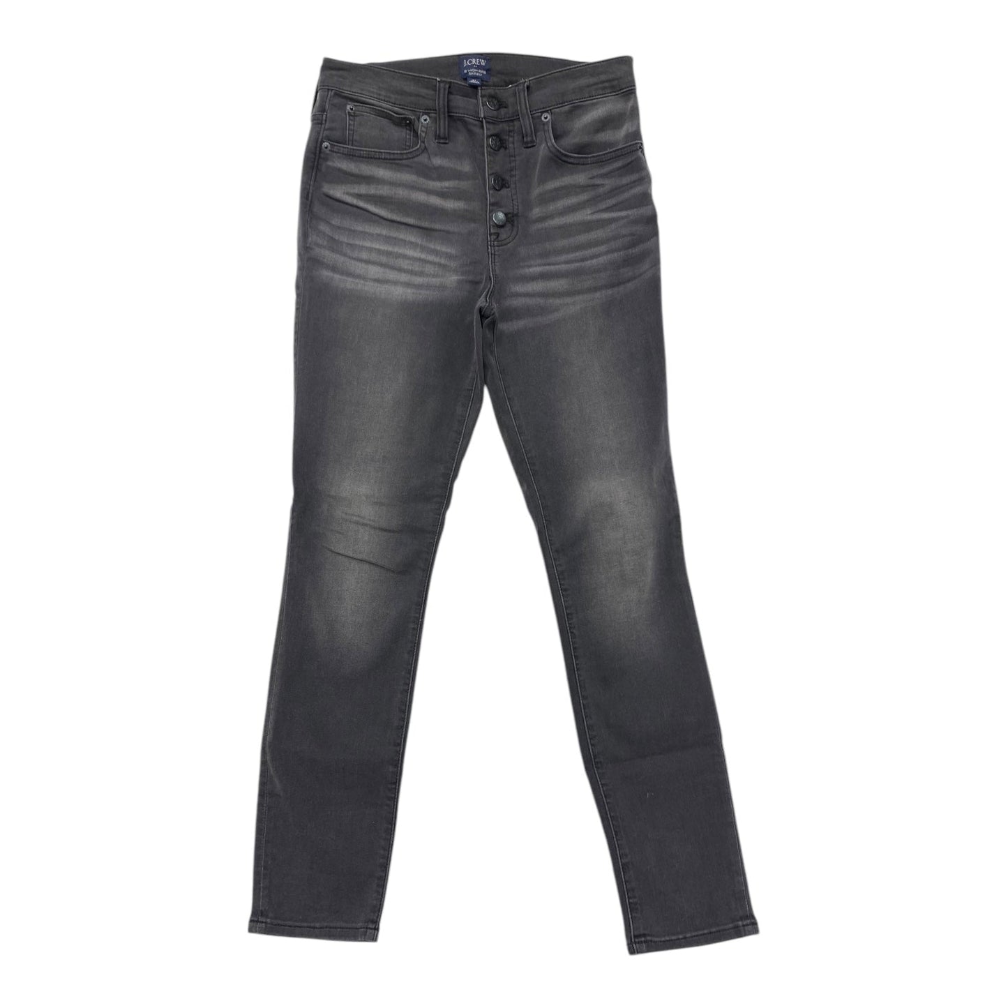 Jeans Skinny By J. Crew In Black, Size:4