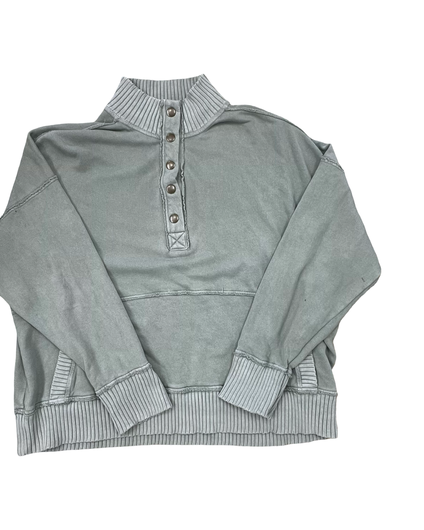 Sweatshirt Crewneck By Aerie In Green, Size:Xl